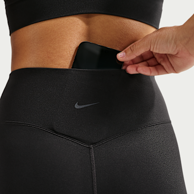 Nike Zenvy Yüksek Belli 20 cm Kadın Bisiklet Şortu görsel 6