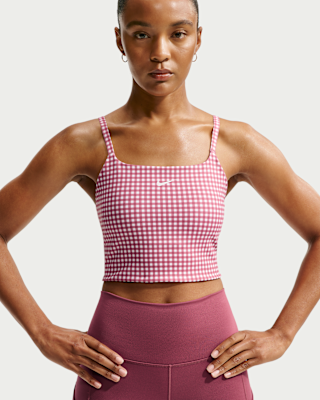 Женские  Nike One Light-Support Padded Longline Sports Bra
