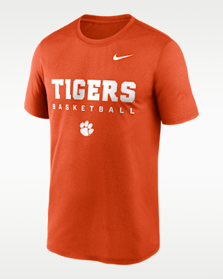 Мужская футболка Clemson Courtside Basketball Legend Nike Dri-FIT College для баскетбола