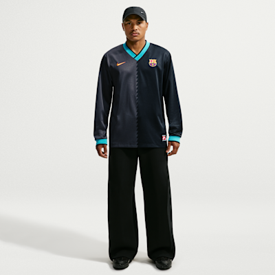 Nike FC Barcelona Energy Third Nike Dri-FIT Uzun Kollu Erkek Futbol Forması görsel 4