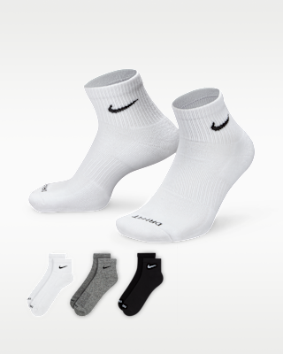 Unisex носки Nike Everyday Plus Cushioned Training Ankle Socks (3 Pairs) для тренировок