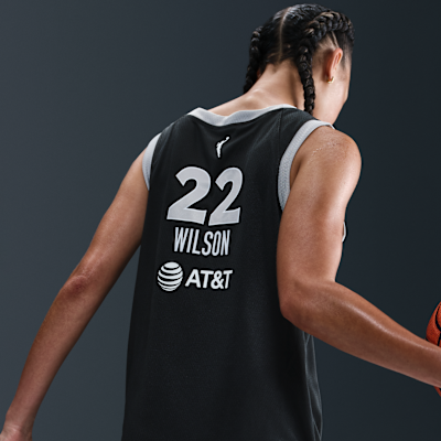 A'ja Wilson Las Vegas Aces Nike Dri-FIT WNBA Victory Trikot
