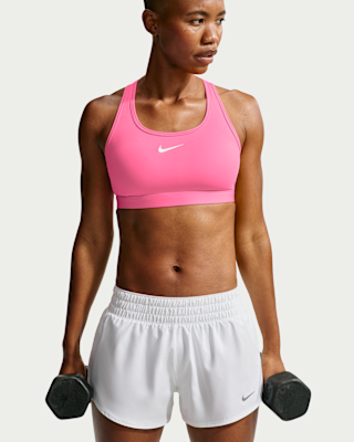 Женские  Nike Swoosh Medium-Support Padded Sports Bra
