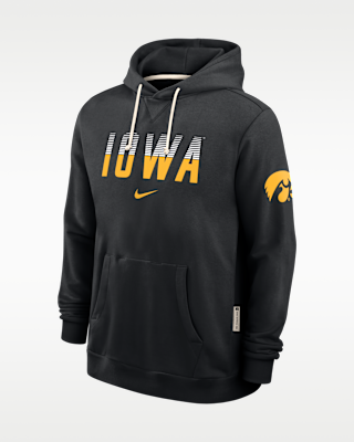 Мужское худи Iowa Sideline Standard Issue Nike Dri-FIT College Pullover Hoodie