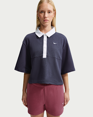 Женские шорты Nike Sportswear Oversized Short-Sleeve Polo