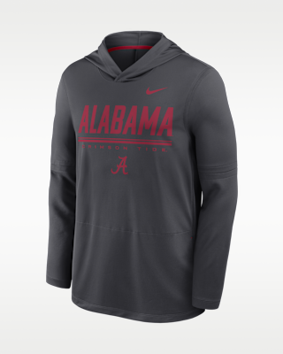 Мужские Alabama Sideline Nike Dri-FIT College Long-Sleeve Hooded Top