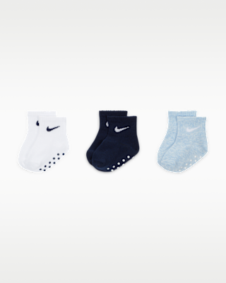 Детские носки Nike Baby Swoosh Ankle Gripper Socks (3-Pairs)