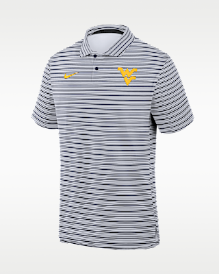 Мужские  West Virginia Primetime Nike Dri-FIT College Polo