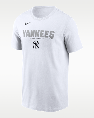 Мужская футболка New York Yankees Bold Team Name Nike MLB