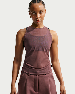 Женские тайтсы Nike Sportswear Tight Sheer Tank Top