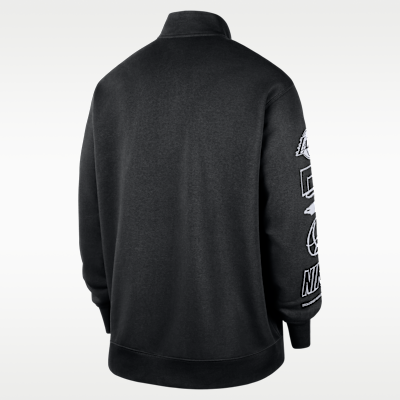 Los Angeles Lakers Courtside Nike NBA Club Oberteil mit Halbreißverschluss für Herren