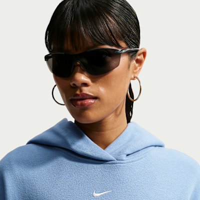 Nike Studio Fleece Orta Kalınlıkta Oversize Kapüşonlu Kadın Sweatshirt'ü görsel 3