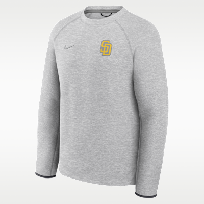 Sudadera de cuello redondo sin cierre Nike de la MLB para hombre San Diego Padres Tech Fleece