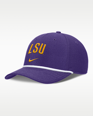 Мужские  LSU Primetime Rise Campus Nike College Adjustable Hat
