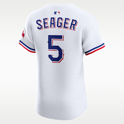 Jersey Nike Dri-FIT ADV de la MLB Elite para hombre Corey Seager Texas Rangers