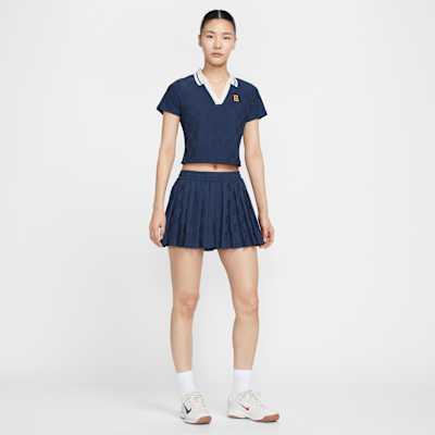 เสื้อเทนนิสโปโลเอวลอยผู้หญิงคอลเลกชัน Dri-FIT NikeCourt Court