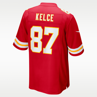Jersey de juego Nike para hombre Travis Kelce Kansas City Chiefs