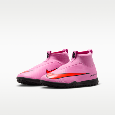 Nike Jr. Mercurial Superfly 10 Academy high top voetbalschoenen voor kleuters/kids (turf)