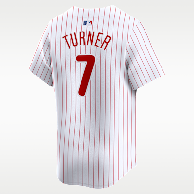 Jersey Nike Dri-FIT ADV de la MLB Limited para hombre Trea Turner Philadelphia Phillies