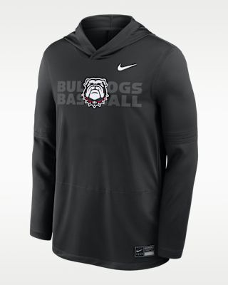 Мужские  Georgia Dugout Nike Dri-FIT College Long-Sleeve Hooded Top