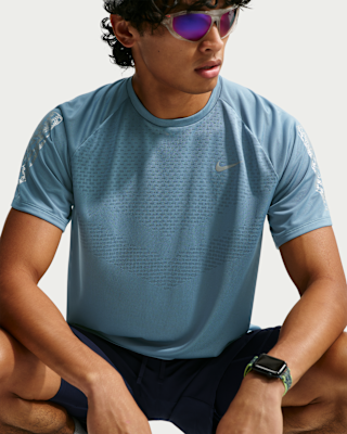 Мужские шорты Nike Stride Dri-FIT Winterized Short-Sleeve Top для бега