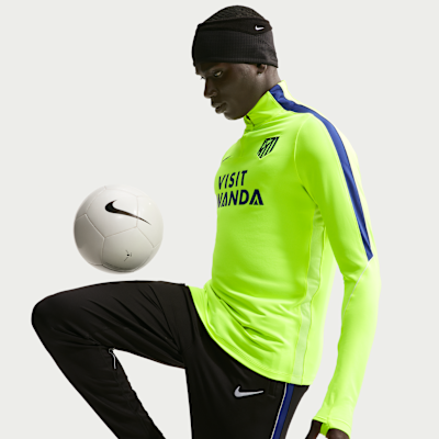 Nike Atlético Madrid Strike Nike Dri-FIT Örgü Erkek Futbol Antrenman Üstü görsel 3