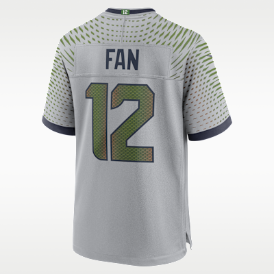12s Seattle Seahawks Rivalries Collection Men’s Nike NFL Game Jersey