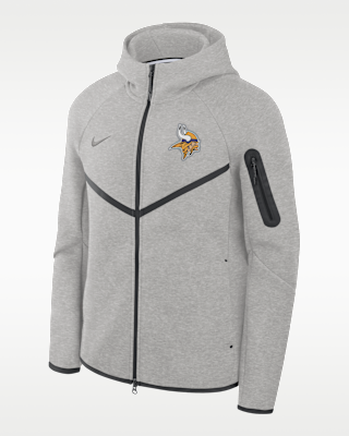 Мужская куртка Minnesota Vikings Tech Fleece Windrunner Nike NFL Full-Zip Hooded для бега