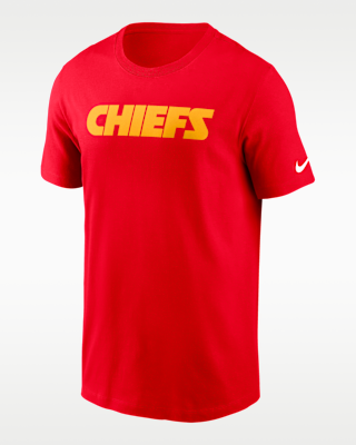 Мужская футболка Kansas City Chiefs Primetime Wordmark Essential Nike NFL