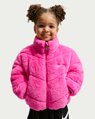 Детская куртка Nike Toddler Quilted Faux Fur