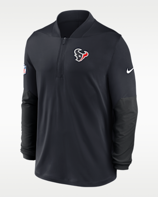 Мужские  Houston Texans Feel The Pressure Nike Dri-FIT NFL 1/2-Zip Top