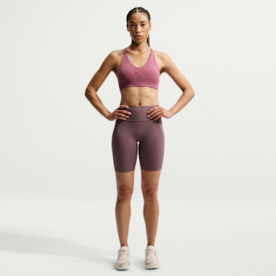 Nike Universa Orta Destekli Pedli Kadın Spor Sütyeni görsel 4