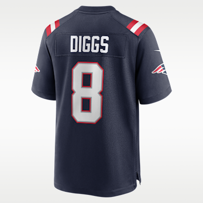 Stefon Diggs New England Patriots Men's Nike NFL Game Jersey