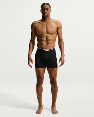 Мужские  Nike Essential Cotton Stretch Boxer Briefs (3-Pack)
