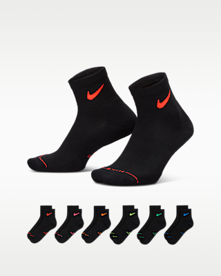 Unisex носки Nike Everyday Elevated Ankle Socks (6 Pairs)