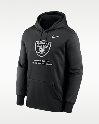 Мужское худи Las Vegas Raiders Nike Therma NFL Pullover Hoodie