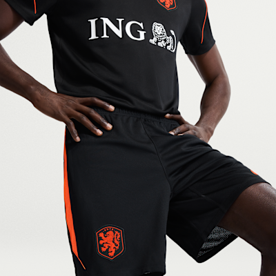 Nike Hollanda Strike Nike Dri-FIT Örgü Erkek Futbol Şortu görsel 3