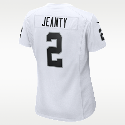 Jersey Nike de la NFL Game para mujer Ashton Jeanty Las Vegas Raiders 2025 NFL Draft First Round Pick
