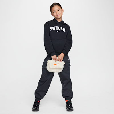 กระเป๋าเด็กโตแบบพาดลำตัวขนสัตว์สังเคราะห์ Nike (1 ล.)