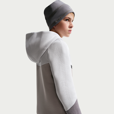 Sudadera con gorro con cierre completo para niños grandes Nike Sportswear Tech Fleece