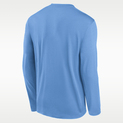 Playera de manga larga Nike Dri-FIT de la MLB para hombre Chicago Cubs Authentic Collection Team Issue