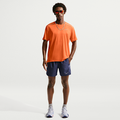 Nike Miler Dri-FIT 2'si 1 Arada 13 cm Erkek Koşu Şortu