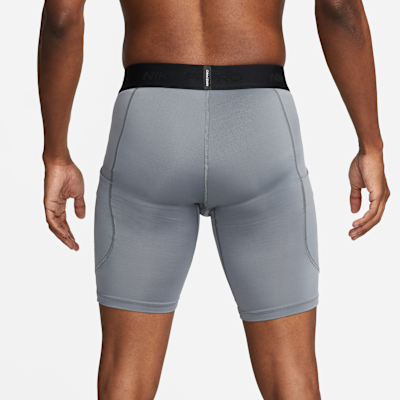 Nike Pro Dri-FIT Uzun Erkek Fitness Şortu görsel 3