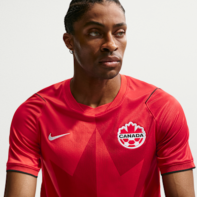 Nike Kanada 2026 Stadyum İç Saha Nike Dri-FIT Erkek Futbol Taraftar Forması görsel 3