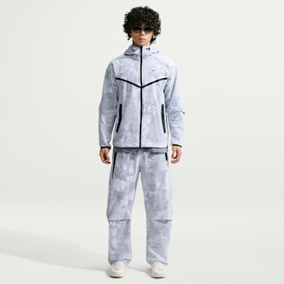 Nike Tech Windrunner Dri-FIT Tam Boy Fermuarlı Dokuma Erkek Ceketi görsel 4