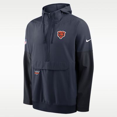 Chicago Bears Well Rounded Anorak Men's Nike NFL 1/2-Zip Hooded Jacket