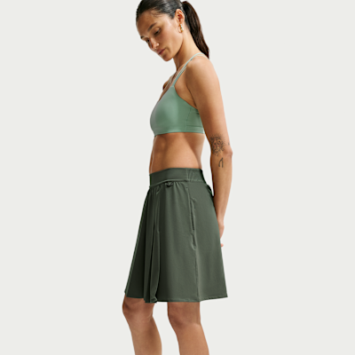Nike 24.7 PerfectStretch Dri-FIT UV Korumalı Yüksek Belli Pileli Kadın Eteği görsel 4
