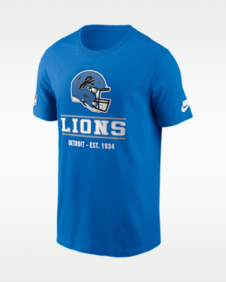 Мужская футболка Detroit Lions Essential Nike Dri-FIT NFL Long-Sleeve