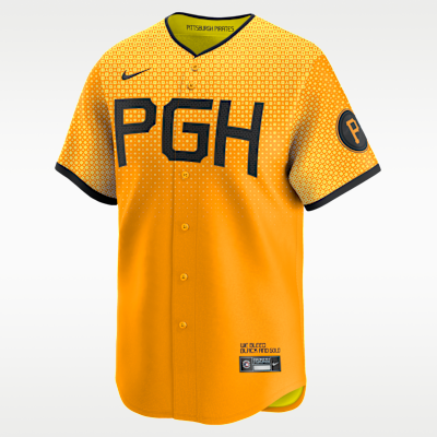 Jersey Nike Dri-FIT ADV de la MLB Limited para hombre Bryan Reynolds Pittsburgh Pirates City Connect