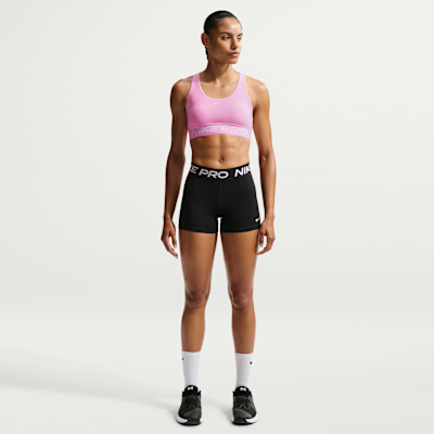 Nike Pro 365 Hafif Destekli Pedsiz Kadın Spor Sütyeni görsel 4